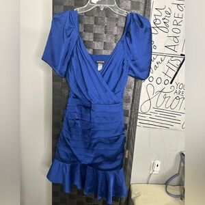 Express Women's Royal Blue Mini Dress